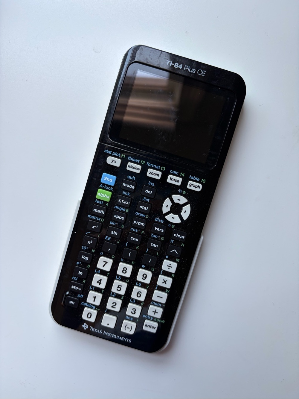 Texas Instruments TI-84 Plus CE Graphing Calculator w/ Charging Cord